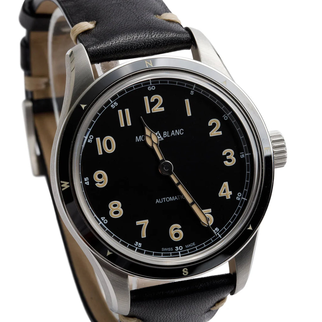 Stainless Steel 1858 40 MM Automatic Watch w/ Box &amp; Papers