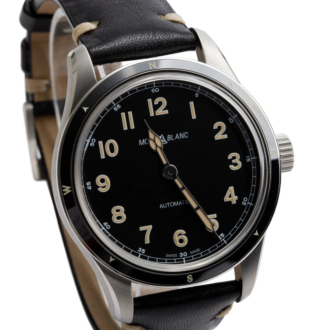 Stainless Steel 1858 40 MM Automatic Watch w/ Box &amp; Papers