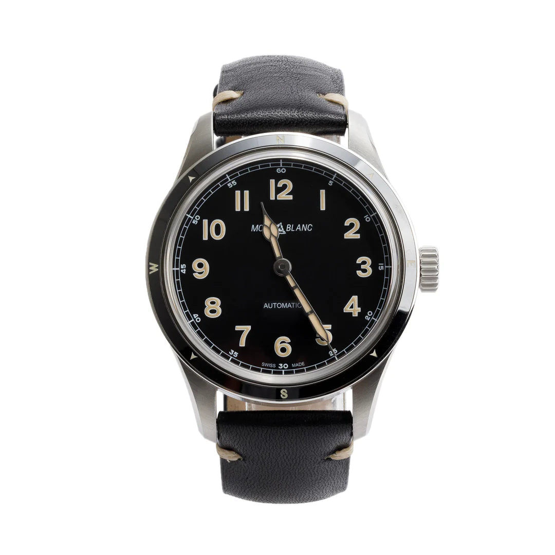 Stainless Steel 1858 40 MM Automatic Watch w/ Box &amp; Papers