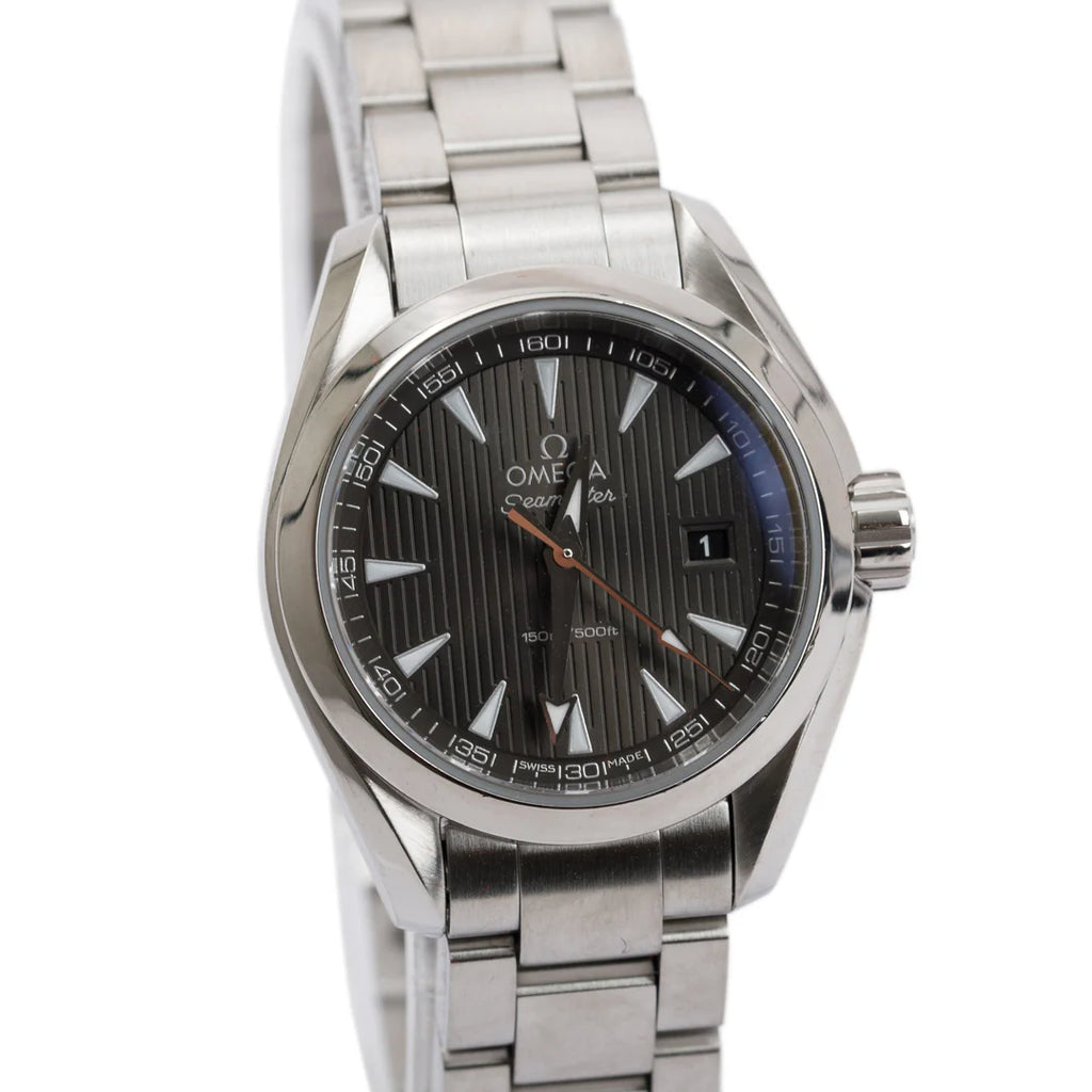Stainless Steel Seamaster Aqua Terra 150M 30MM Quartz Watch w/ Box &amp; Papers