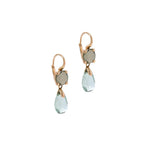 18k Gold Prasiolite Narciso Drop Earrings