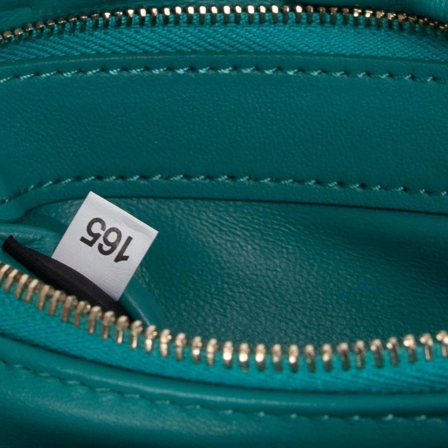 Padded Nappa Leather Chain Shoulder Bag w/ Box &amp; Authenticity Card