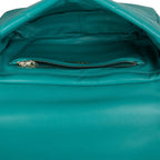 Padded Nappa Leather Chain Shoulder Bag w/ Box &amp; Authenticity Card