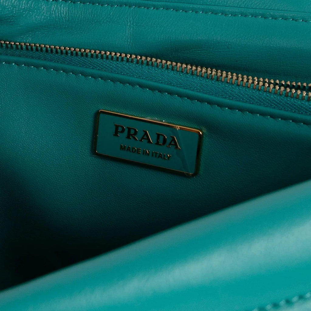 Padded Nappa Leather Chain Shoulder Bag w/ Box &amp; Authenticity Card