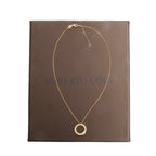 18k Yellow Gold Love in Verona Diamond Flower Pendant Necklace w/ Box &amp; Receipt
