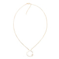 18k Yellow Gold Love in Verona Diamond Flower Pendant Necklace w/ Box &amp; Receipt