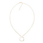 18k Yellow Gold Love in Verona Diamond Flower Pendant Necklace w/ Box &amp; Receipt