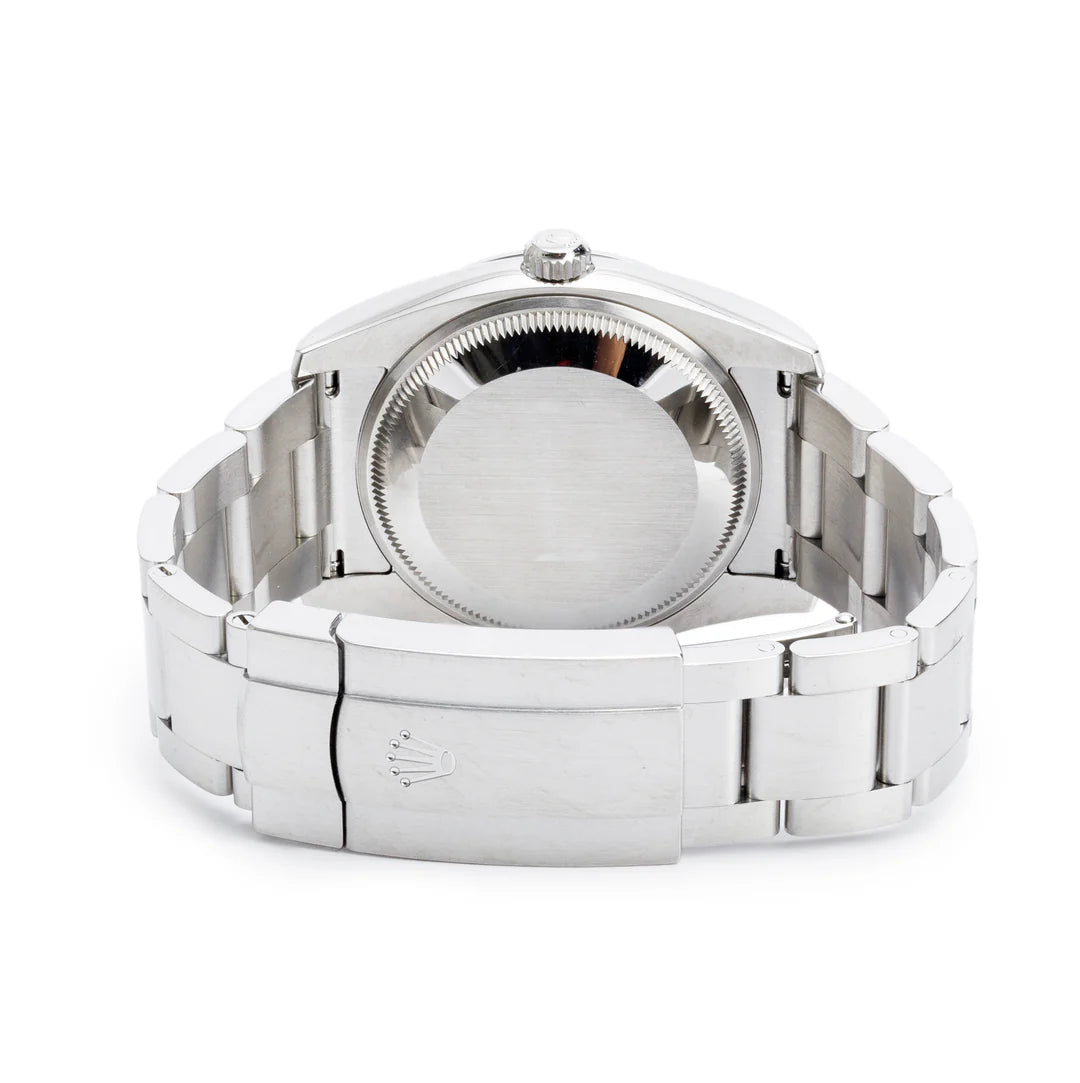 Stainless Steel Oyster Perpetual 34 MM Automatic Watch Black Dial 114200 w/ Box Coeur Cult Core