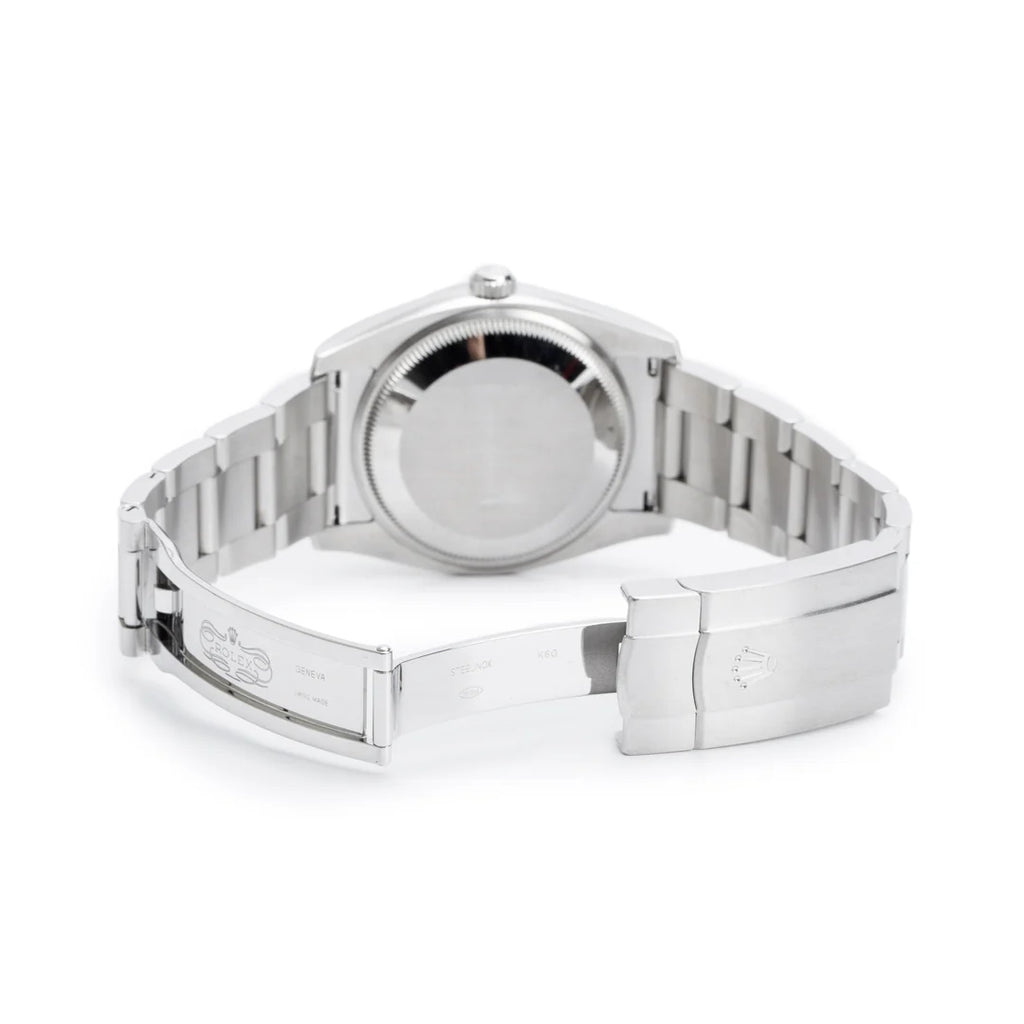 Stainless Steel Oyster Perpetual 34 MM Automatic Watch Black Dial 114200 w/ Box Coeur Cult Core
