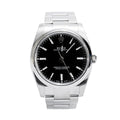 Stainless Steel Oyster Perpetual 34 MM Automatic Watch Black Dial 114200 w/ Box Coeur Cult Core