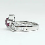 Ruby and Diamond Cocktail Ring
