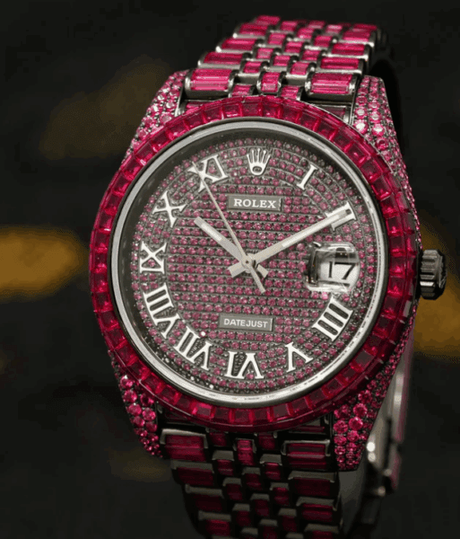 Rolex Datejust 41mm - Black &amp; Red Ruby Coeur Cult Core