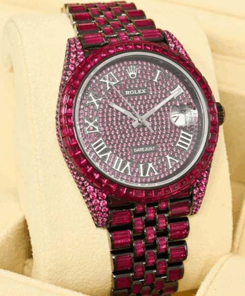 Rolex Datejust 41mm - Black &amp; Red Ruby Coeur Cult Core