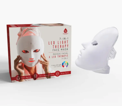 LED Light Therapy Face Mask 7 Color Skin Care Mask for Acne, Anti-Aging, Wrinkles & Rejuvenation