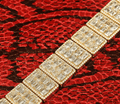 17mm Square Emerald Tennis Bracelet Coeur Cult Core