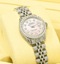 Rolex Datejust 26mm - Pink Stainless Iced Coeur Cult Core