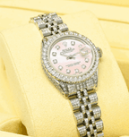 Rolex Datejust 26mm - Pink Stainless Iced Coeur Cult Core