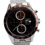 Stainless Steel Carrera Calibre 16 41 MM Automatic Chronograph Watch Brown Dial CV2013-3