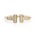 2024 18k Yellow Gold T Wire Diamond Ring, Size 5 w/ Box &amp; Receipt