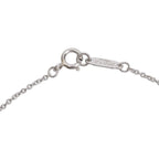 Platinum Diamond Mini Heart Pendant Necklace w/ Box