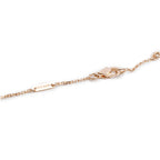 2023 18k Rose Gold Sweet Alhambra Carnelian Pendant Necklace w/ Box, Receipt &amp; Certificate