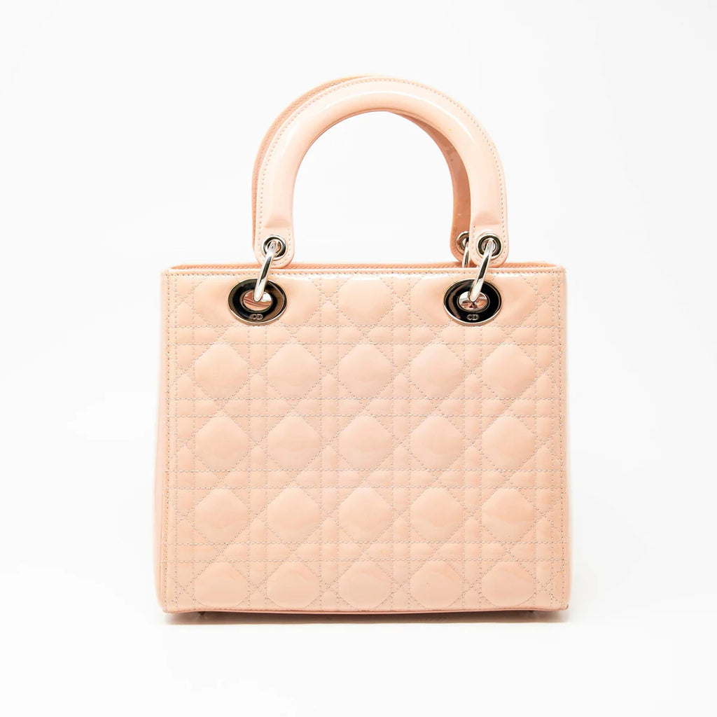 Dior Nude Patent Medium Lady Dior Coeur Cult Core