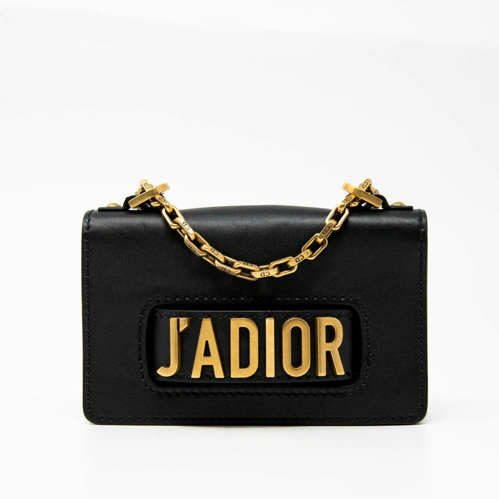 Dior Black Mini J'Adior Flap Coeur Cult Core
