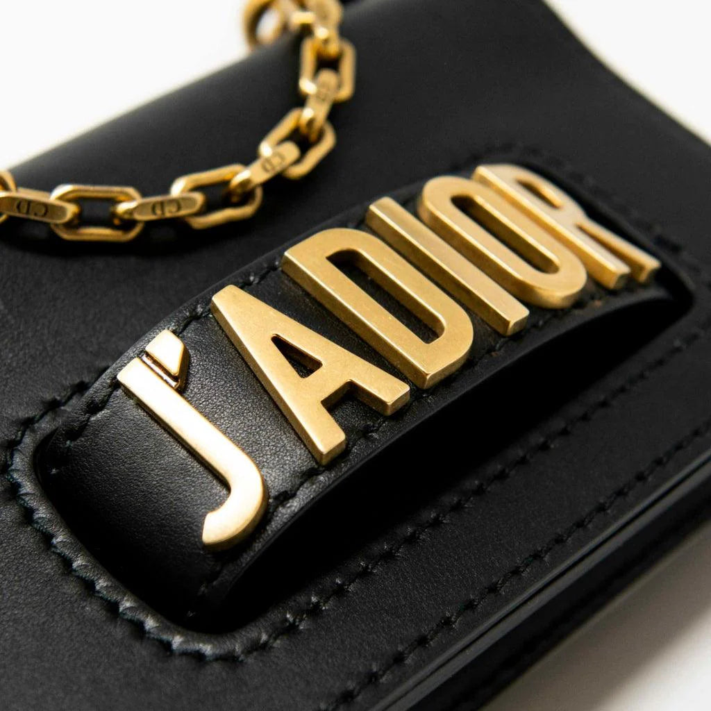 Dior Black Mini J'Adior Flap Coeur Cult Core