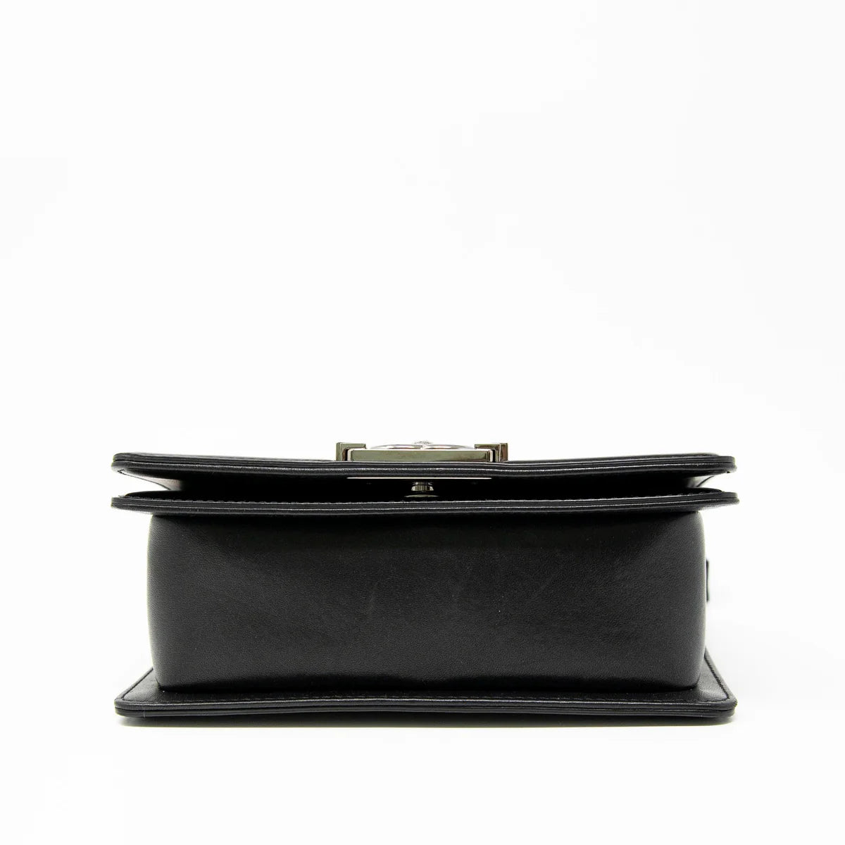 Chanel Black Patent Small Boy Bag Coeur Cult Core
