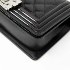 Chanel Black Patent Small Boy Bag Coeur Cult Core