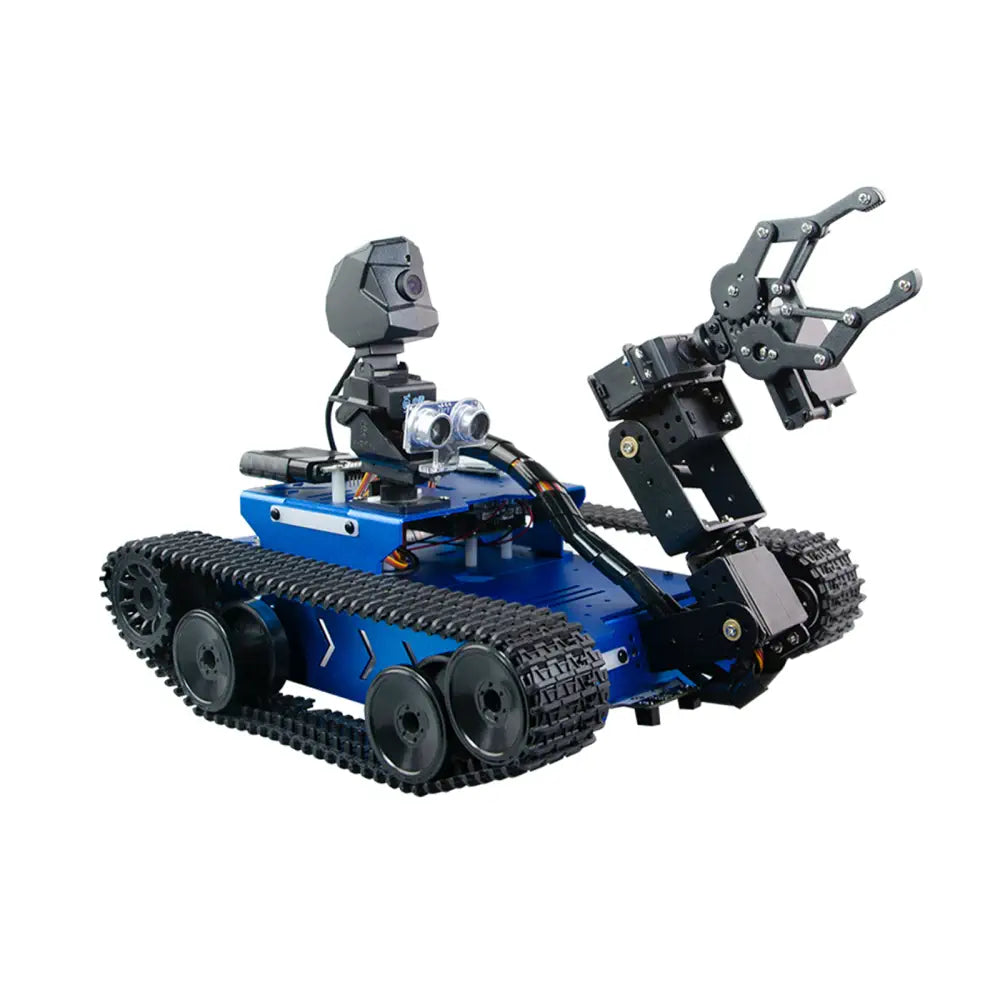 XiaoR GEEK GFS-X crawler-type AI programmable robot car with Raspberry Pi 4B 4G development kits Coeur Cult Core