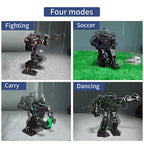 Humanoid Robot, Smart Boxing, Football, Dancing Robot, Graphical Programmable with Phone and Windows PC App, DIY Armored RC Robot with servo Lights