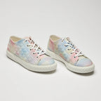 Pre-Loved Chanel™ Multicolor Quilted Fabric Sneakers Size 39.5 Coeur Cult Core