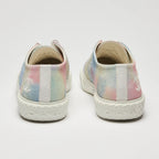 Pre-Loved Chanel™ Multicolor Quilted Fabric Sneakers Size 39.5 Coeur Cult Core