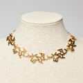 Pre-Loved Chanel ™ Gold Logo Choker Necklace Coeur Cult Core