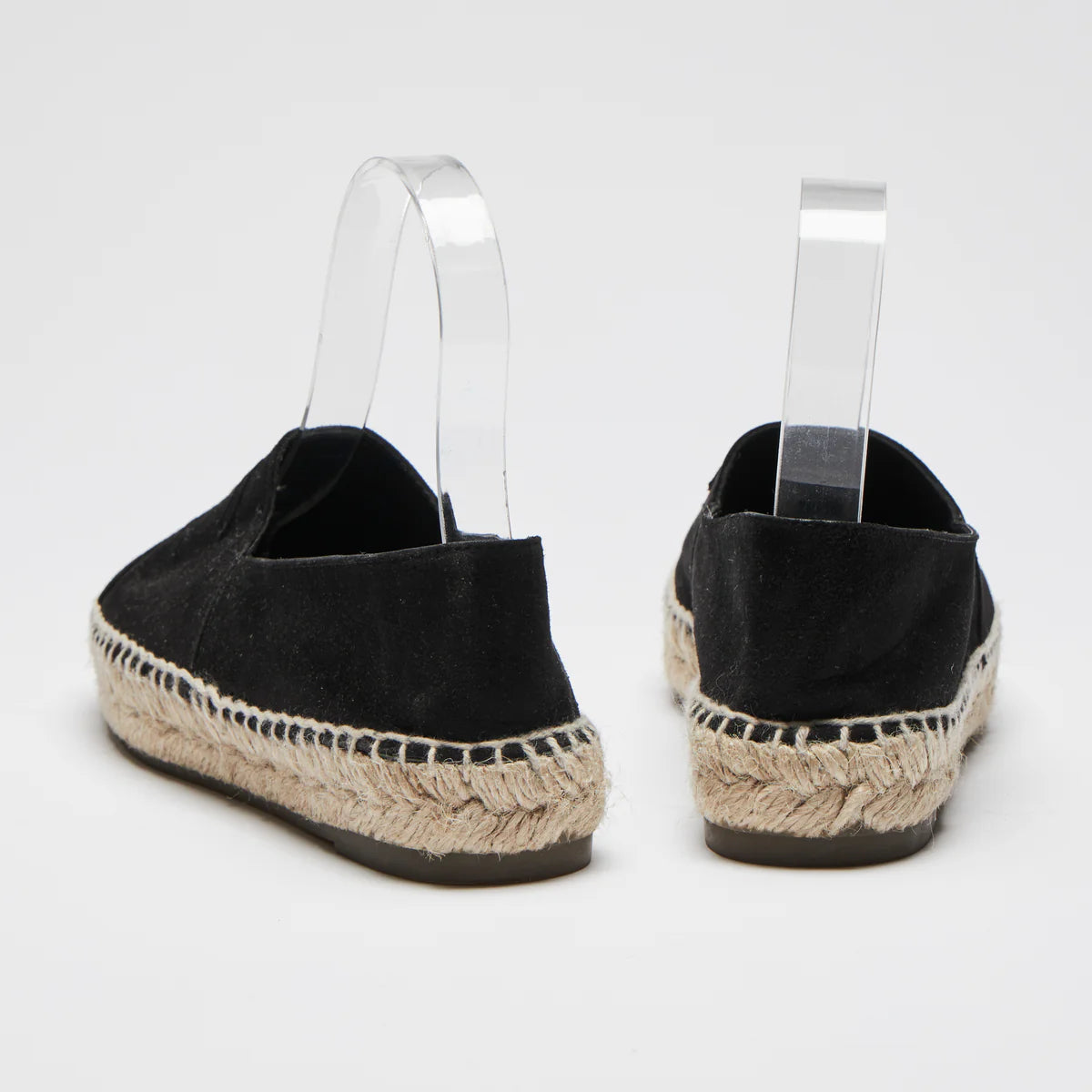 Pre-Loved Chanel ™ Black Suede Espadrilles Size 36