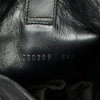Pre-Loved Chanel™ Black Quilted Leather Mid Boots Size 38.5