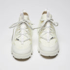 Dior D-Connect White Technical Fabric Sneakers Size 38.5