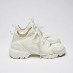 Dior D-Connect White Technical Fabric Sneakers Size 38.5