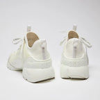 Dior D-Connect White Technical Fabric Sneakers Size 38.5