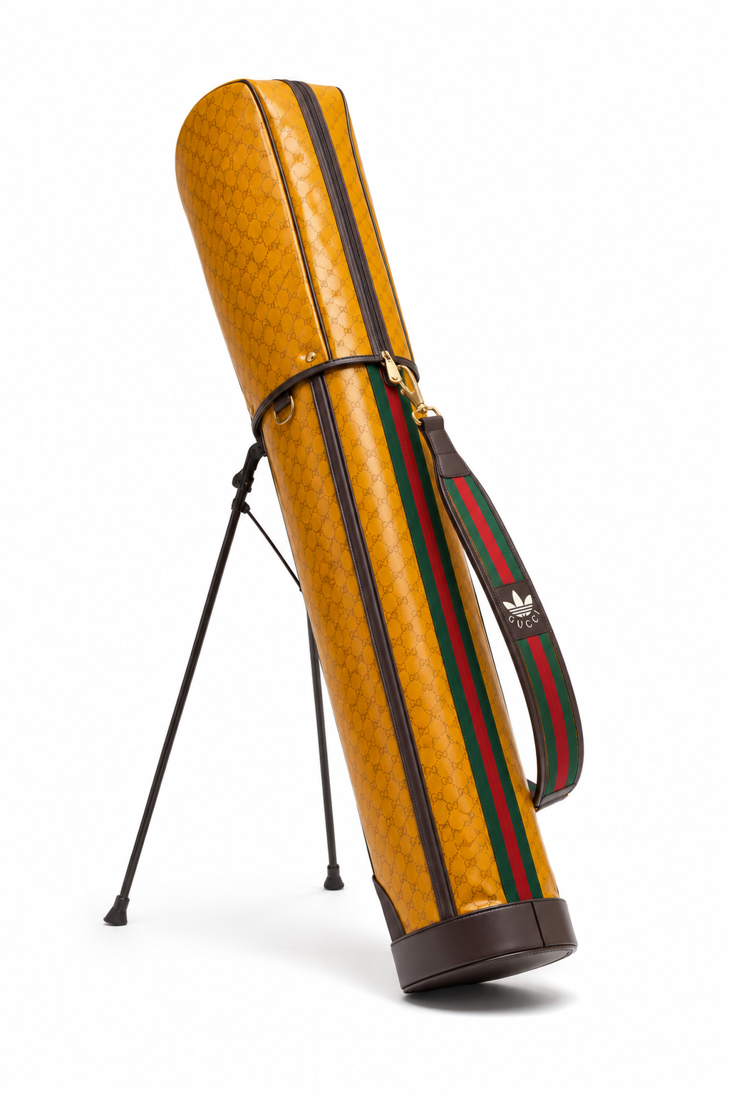 Gucci x Adidas Collab Yellow Golf Bag Coeur Cult Core