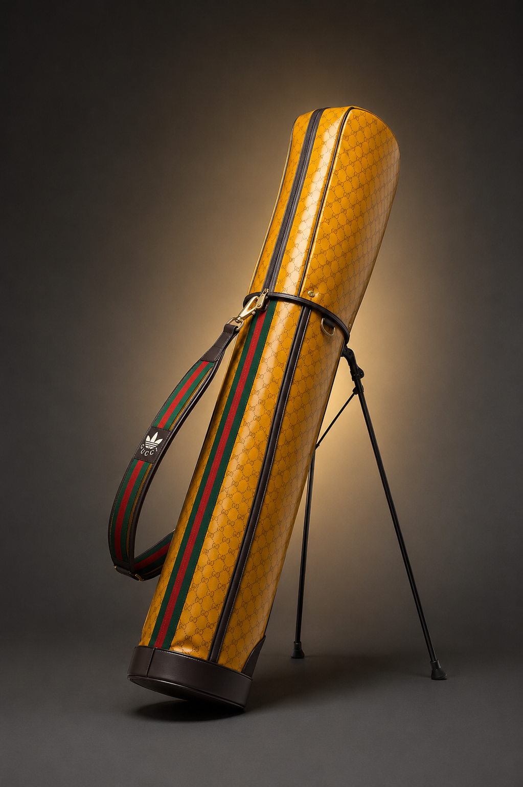Gucci x Adidas Collab Yellow Golf Bag Coeur Cult Core