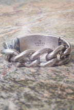 Silver Turquoise Silver Chain Ring (8 US/16) Coeur Cult Core