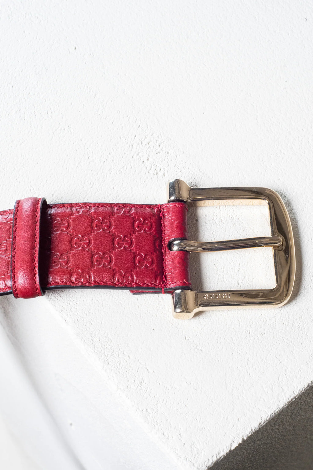 Dark Red Micro GG Belt Coeur Cult Core