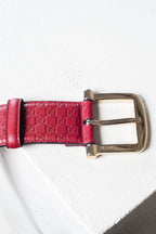 Dark Red Micro GG Belt Coeur Cult Core