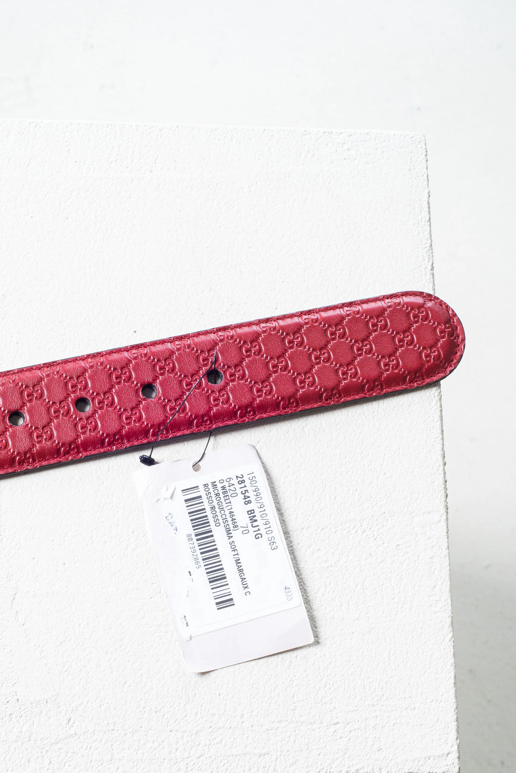 Dark Red Micro GG Belt Coeur Cult Core