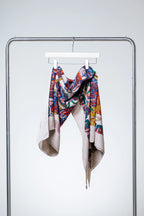 Sous L'Egide de Mars Cashmere Silk Shawl Scarf Coeur Cult Core