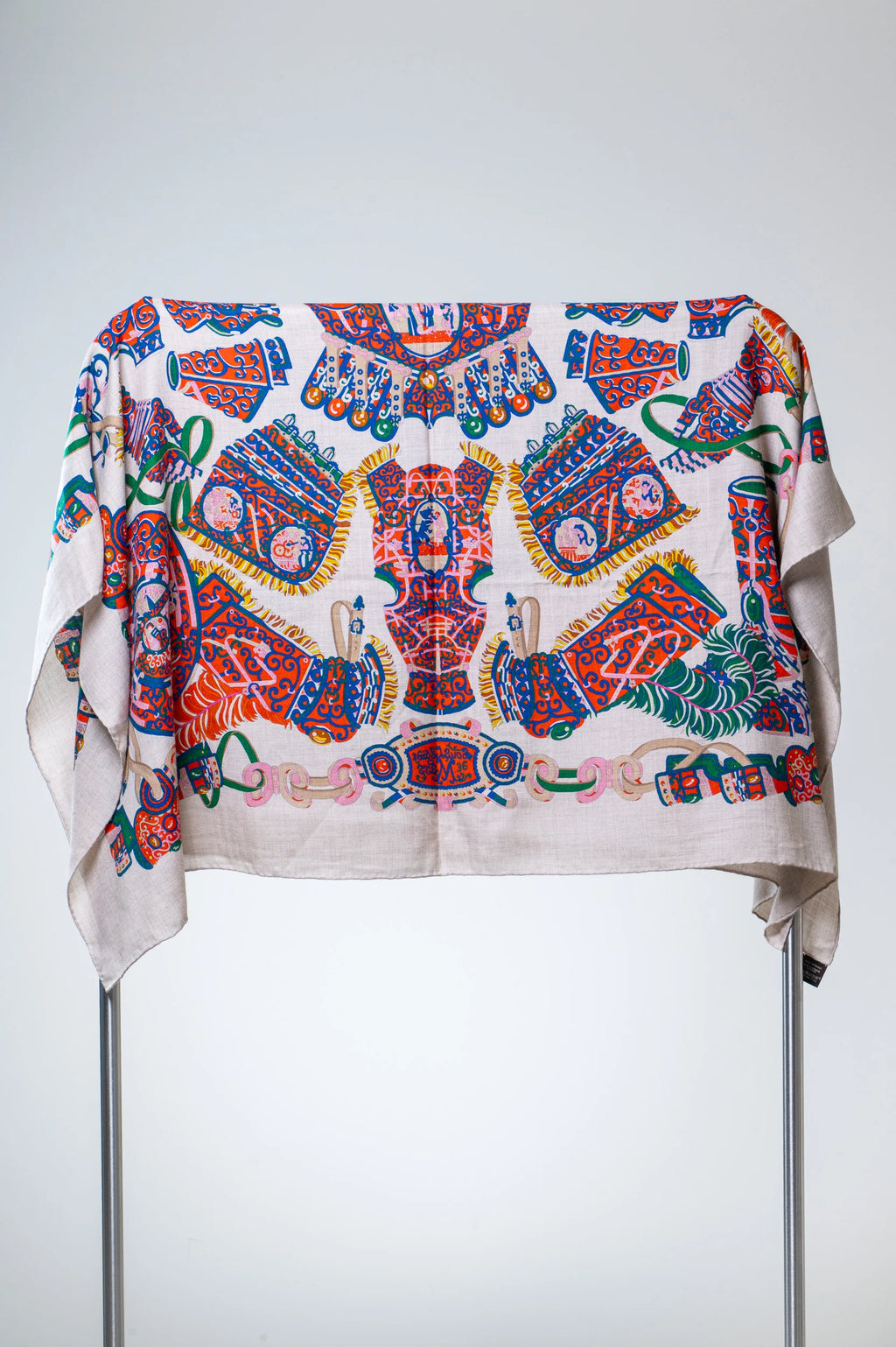 Sous L'Egide de Mars Cashmere Silk Shawl Scarf Coeur Cult Core