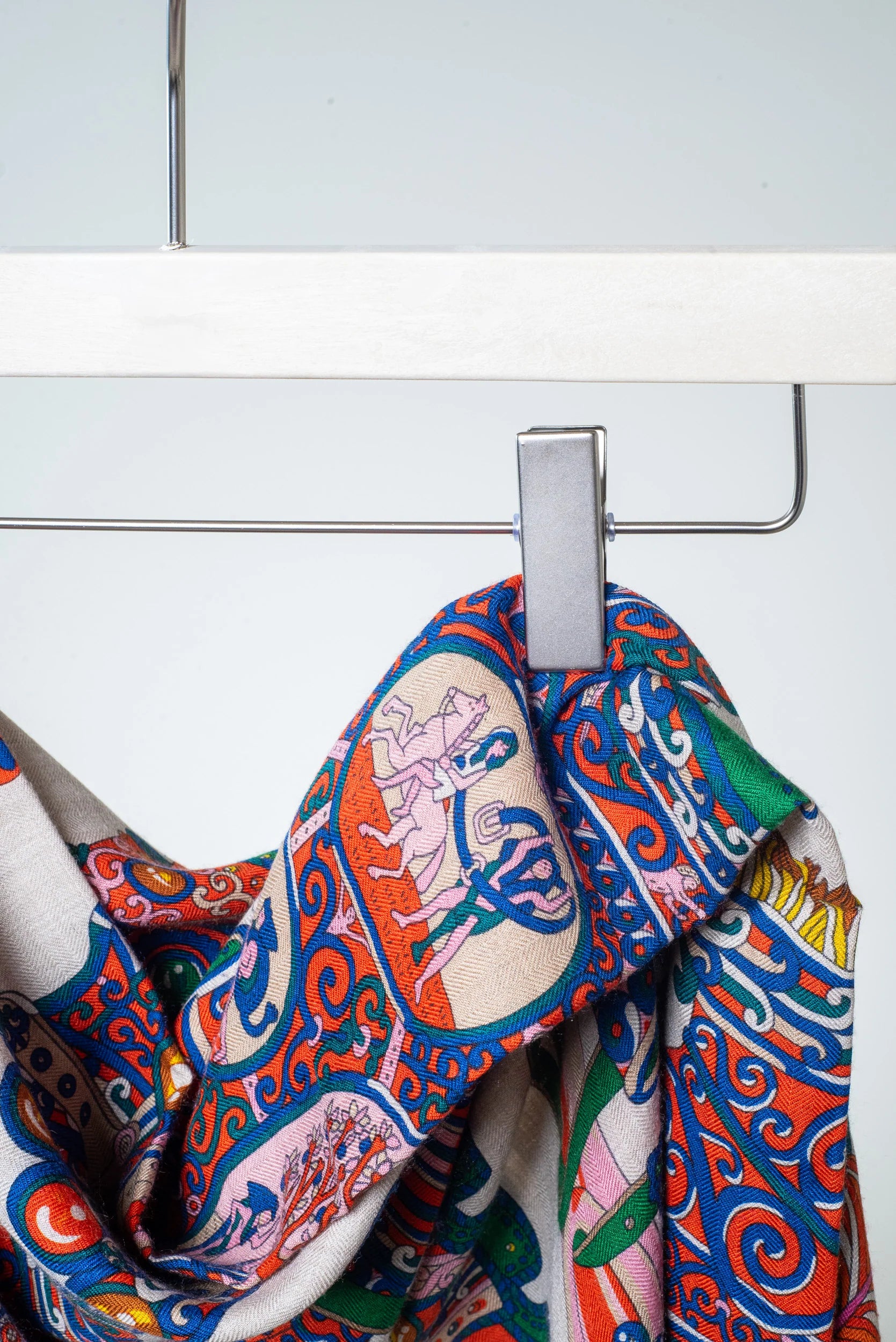 Sous L'Egide de Mars Cashmere Silk Shawl Scarf Coeur Cult Core