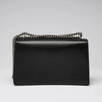 Black Grained Leather Medium Dionysus Shoulder Bag